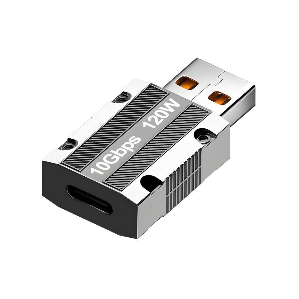 efillooc  USB C to USB A OTG Adapter Type C Female PD to USB A Male Adapter USB 3.1 Adapter Support Data Transfer & Max 120W Fast Charging